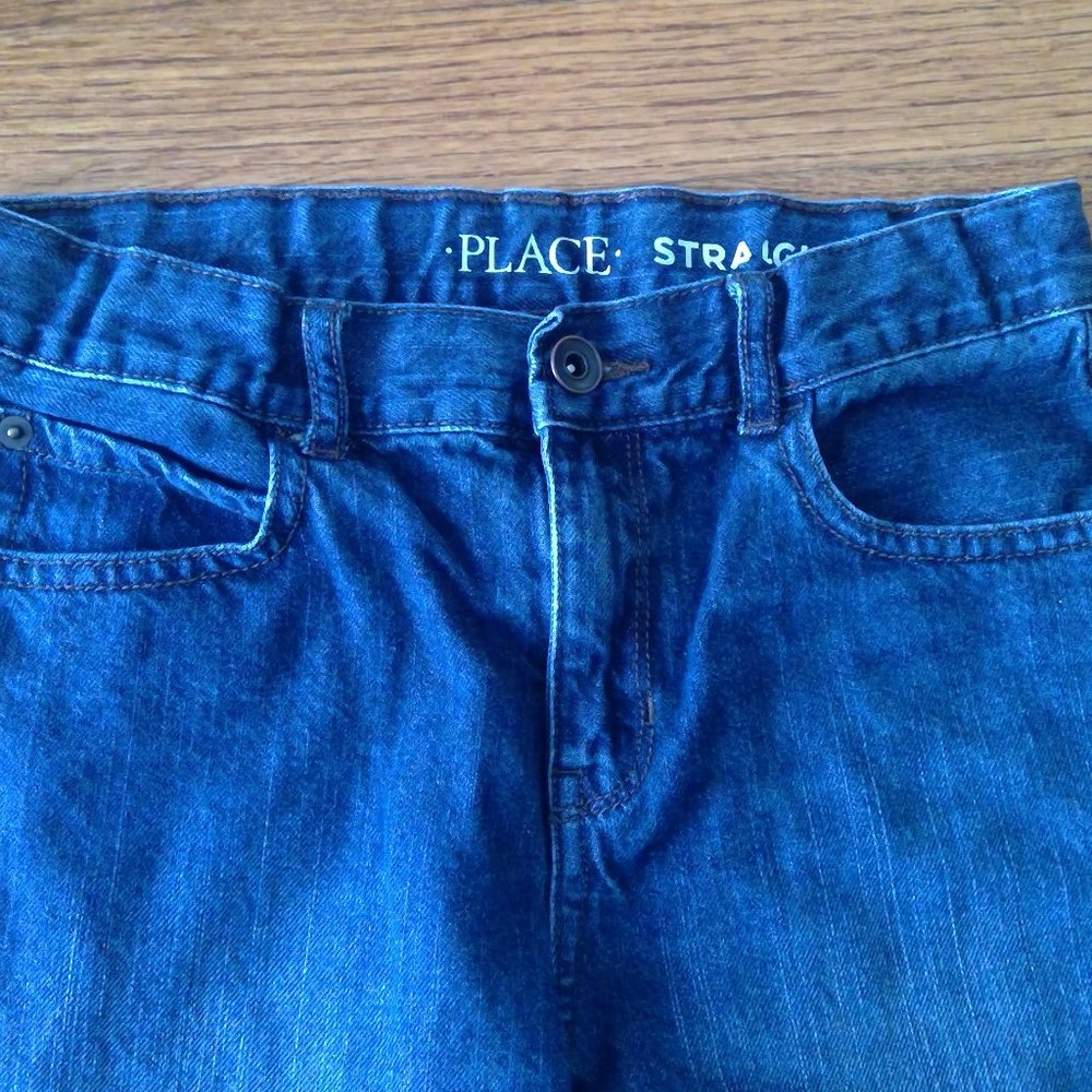 Children's Place Girls Size 12 Straight Leg Classic Denim Jeans